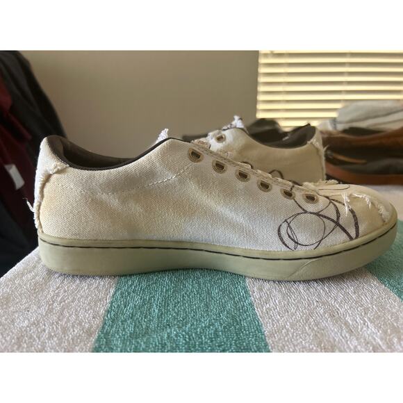 L.A.M.B. Canvas Rasta Sneakers Y2K - Picture 8 of 11